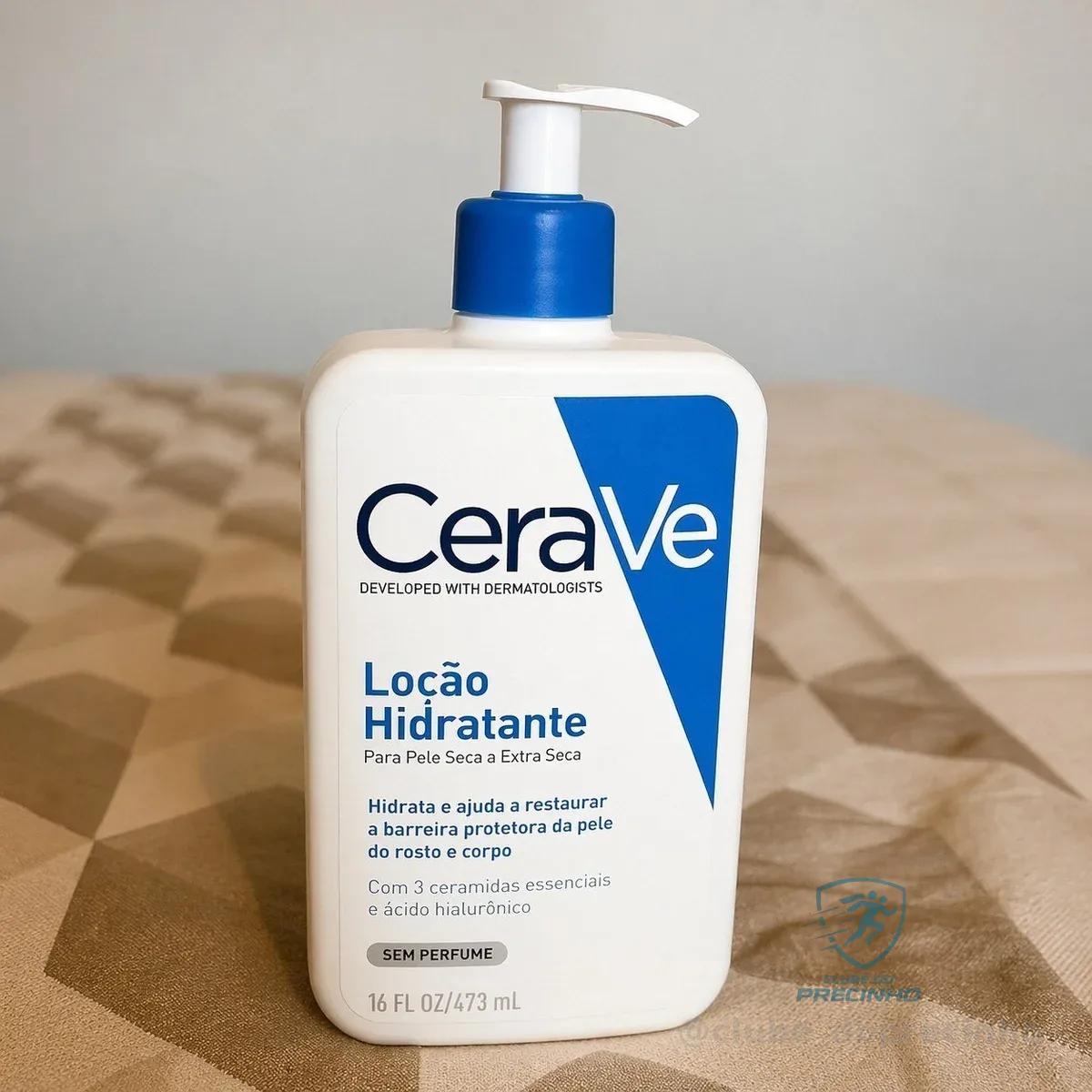 Loção Hidratante Corporal Sem Perfume, Com Ceramidas Essenciais E Ácido Hialurônico, Textura Fluida Cerave 473ml Sem Fragrância