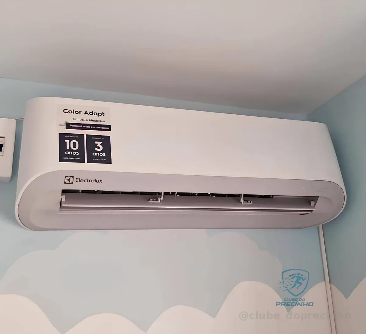 Ar-condicionado Split Inverter 12000 Btus Electrolux Color Adapt com Wi-fi Só Frio Yi12f/ye12f 220v