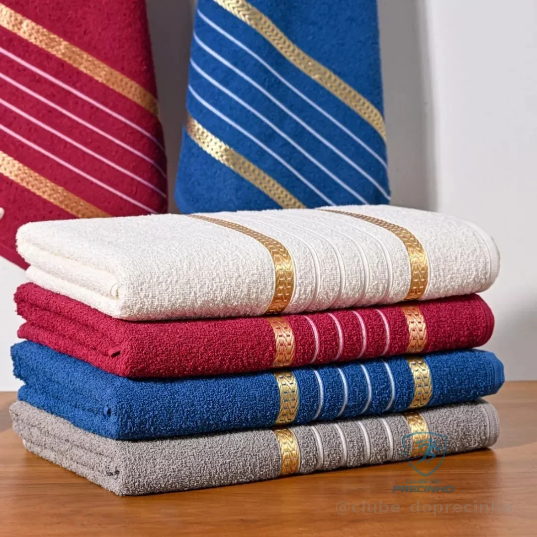 Kit 04 Toalhas Rosto Premium - Macia Confortável Laune Haus Sortidas Lisa