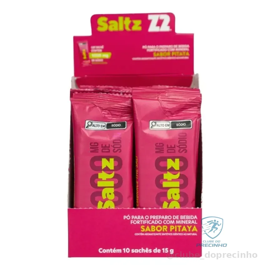 Suplemento Nutricional Sódio Saltz 1000mg Sabor Pitaya 10 Sachês