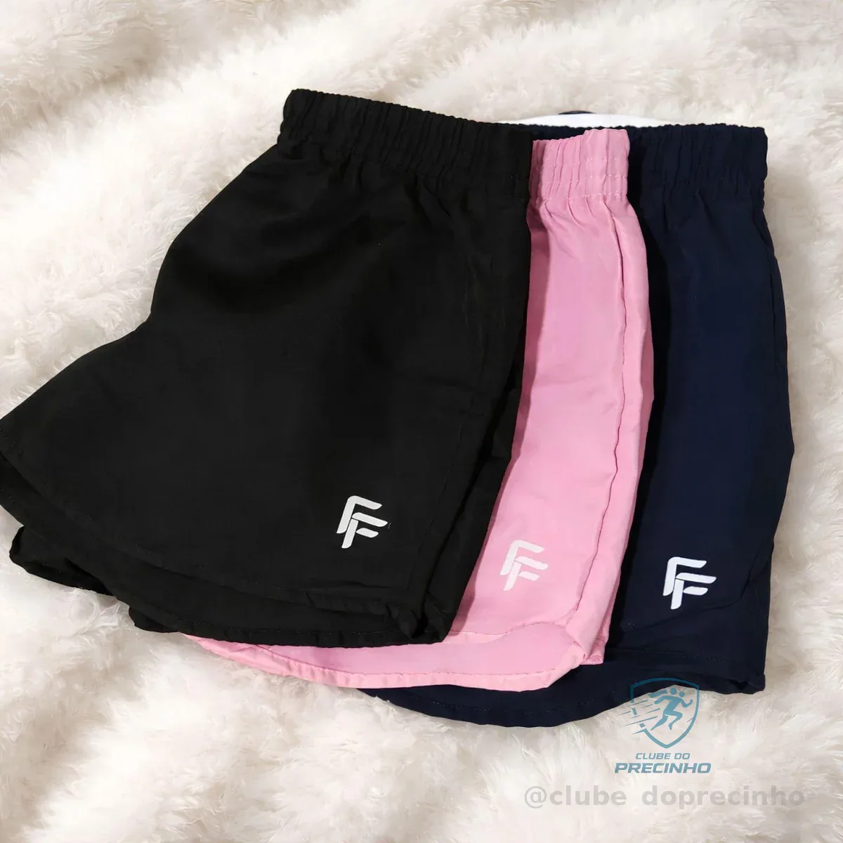 Kit 3 Shortinho Feminino Moda Praia Piscina Short Tactel