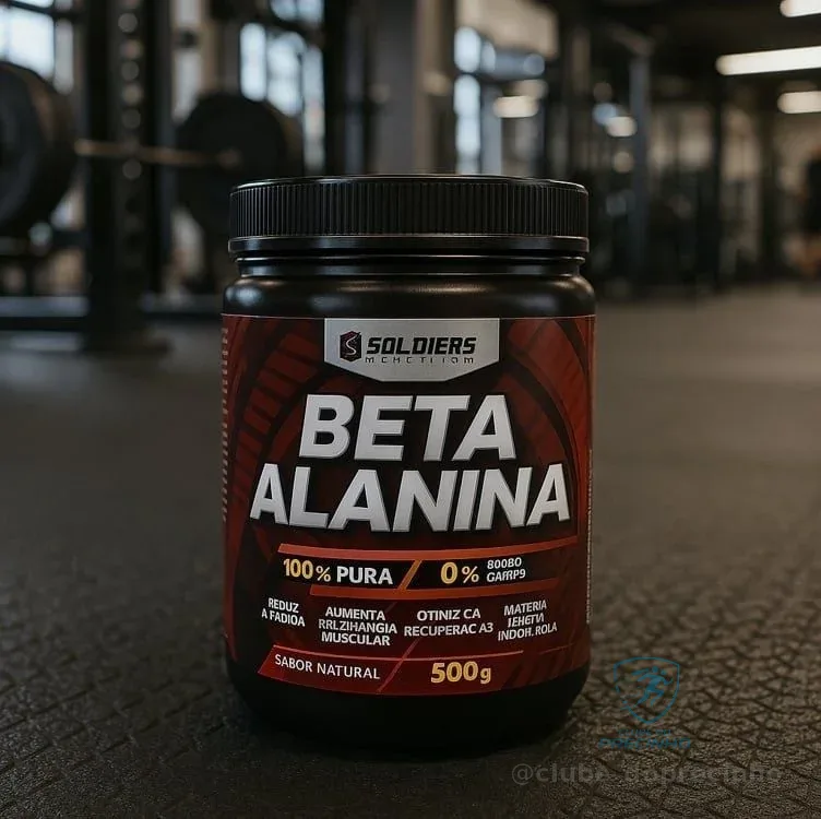 Beta Alanina Pura 500g Soldiers Nutrition Treino Performance Força