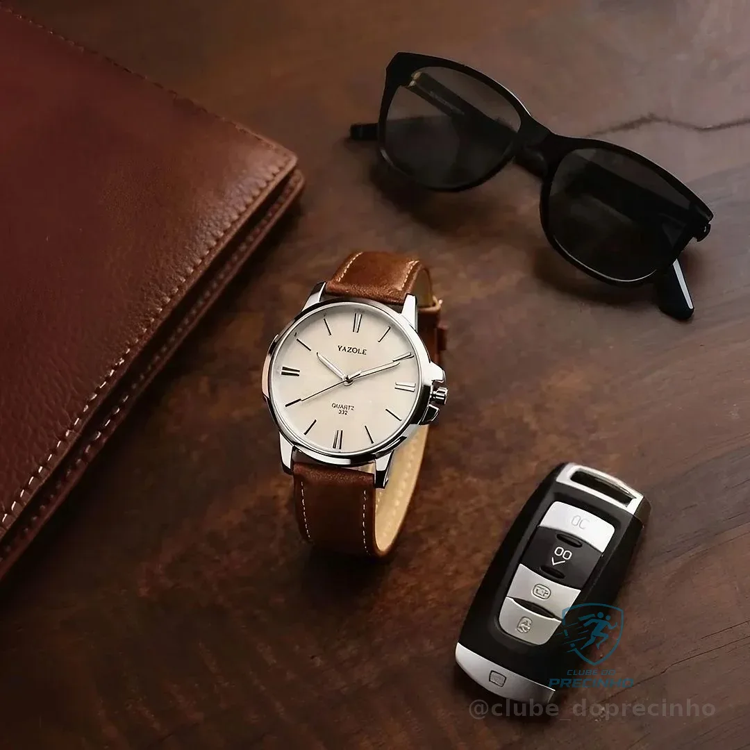 Relógio Masculino De Pulso Social Clássico Casual Original