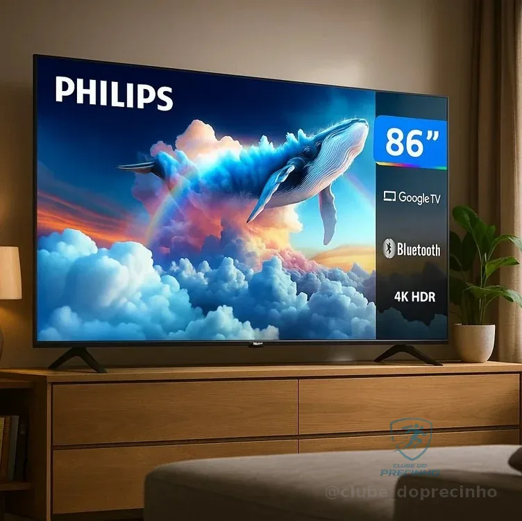 Smart Tv Philips 86 4k 86pug7019 Comando De Voz Playstore