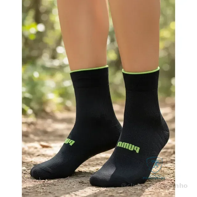 Meia Puma Dry Fit Poliamida Academia Cano Baixo