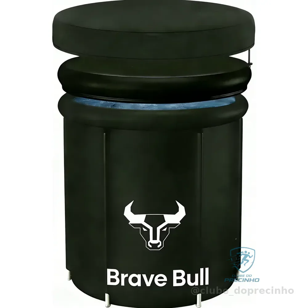 Banheira De Gelo 300l Portatil Preta Recuperacao Atleta Pro Edição Superior