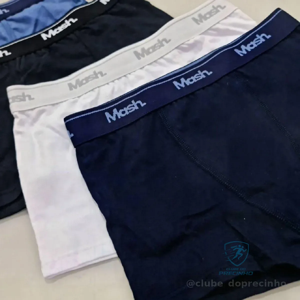 Kit Com 10 Cuecas Boxer Algodão Cotton Masculina Adulto Mash