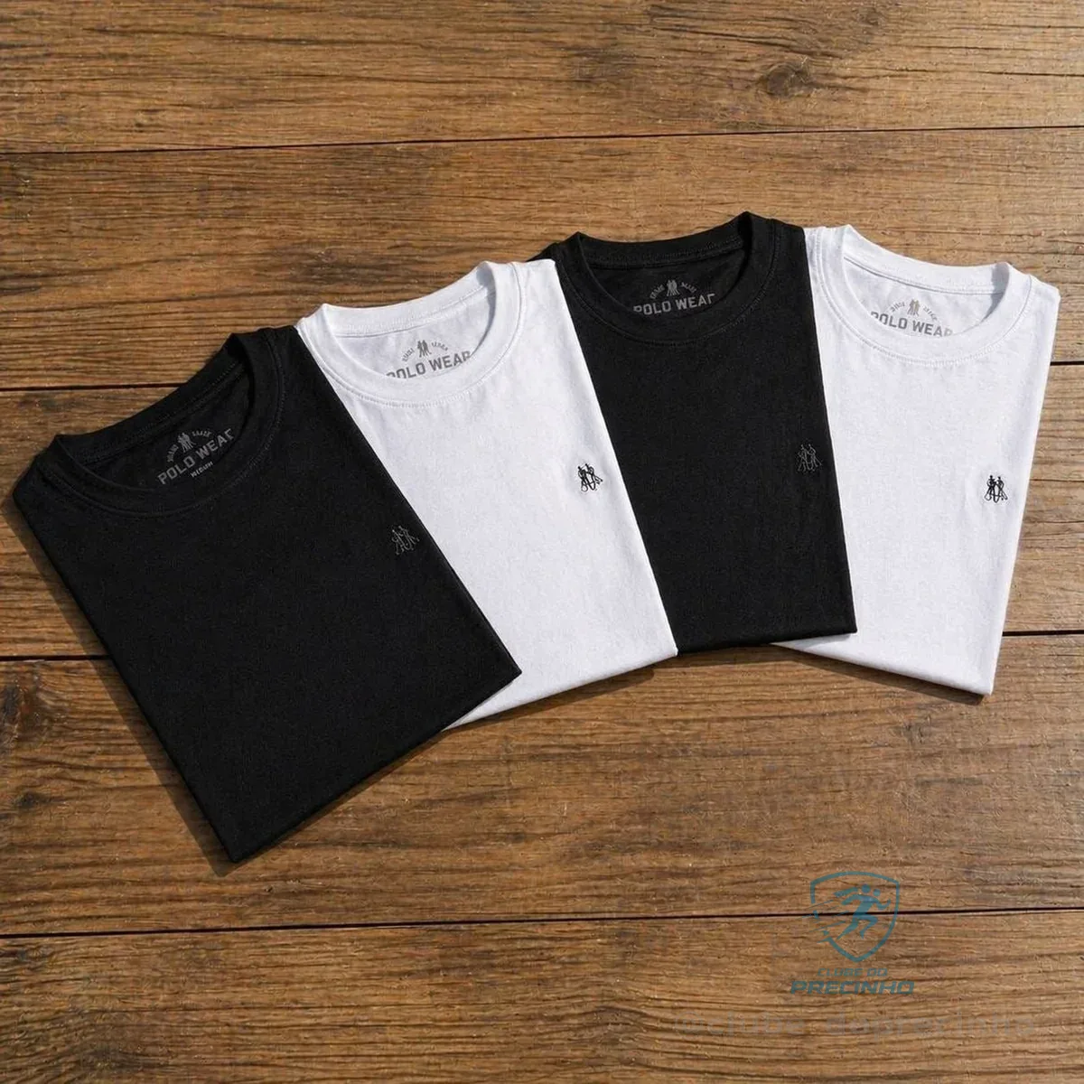 Kit 4 Camisetas Masculinas Polo Wear Sortido Sortido M Lisa