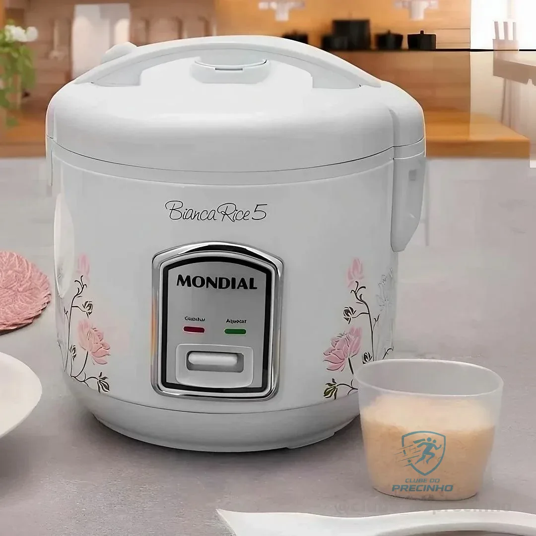 MONDIAL Panela De Arroz Bianca Rice 5, Branco, 400W, 220V - NPE-05-5X