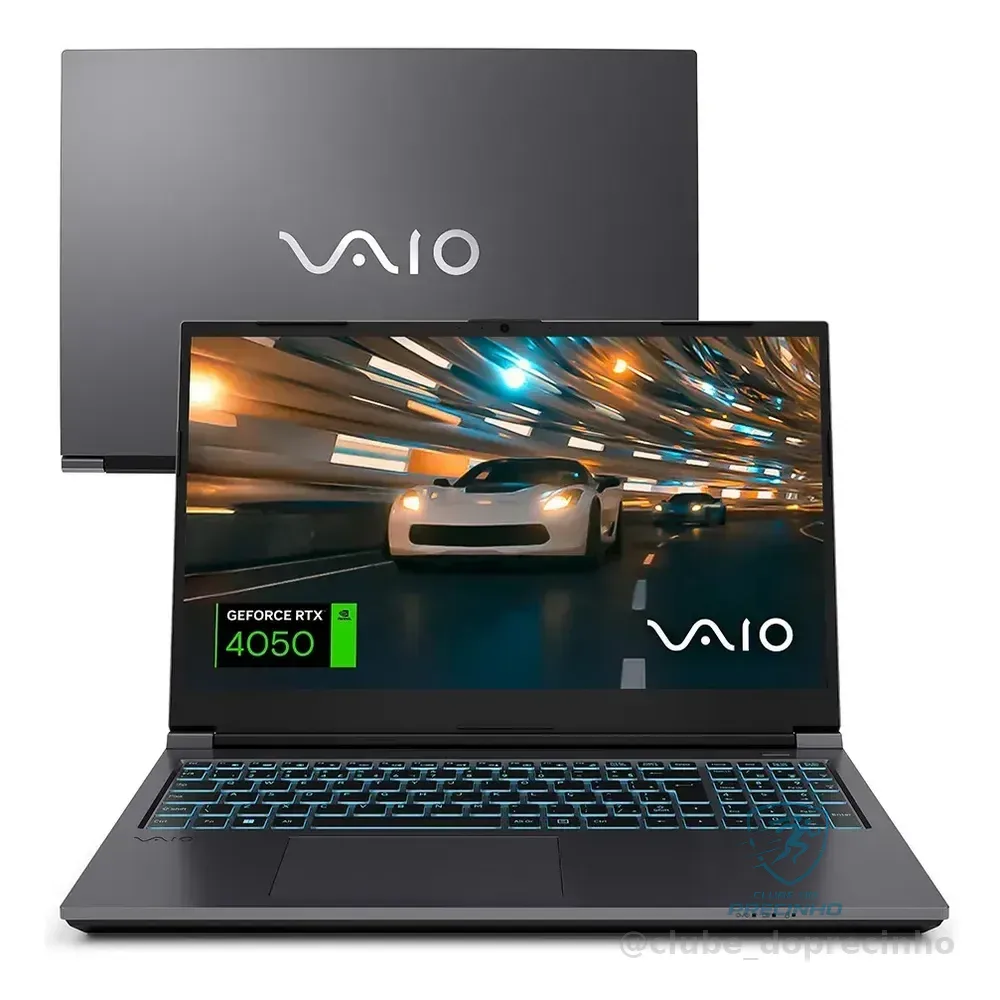 Notebook Vaio Fh15 Intel Core I7 - 13ª Gen Rtx 4050 Linux - 32gb Ram Ddr5 1tb Ssd Wi-fi 6 Tela 15,6 Full Hd Wva 144hz -... Cinza Chumbo