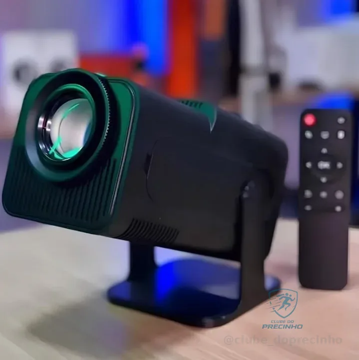 Projetor 4k Ultra Hd Hy320 Smart Wi-fi 6 Bluetooth Android Cor Preto 127/220v