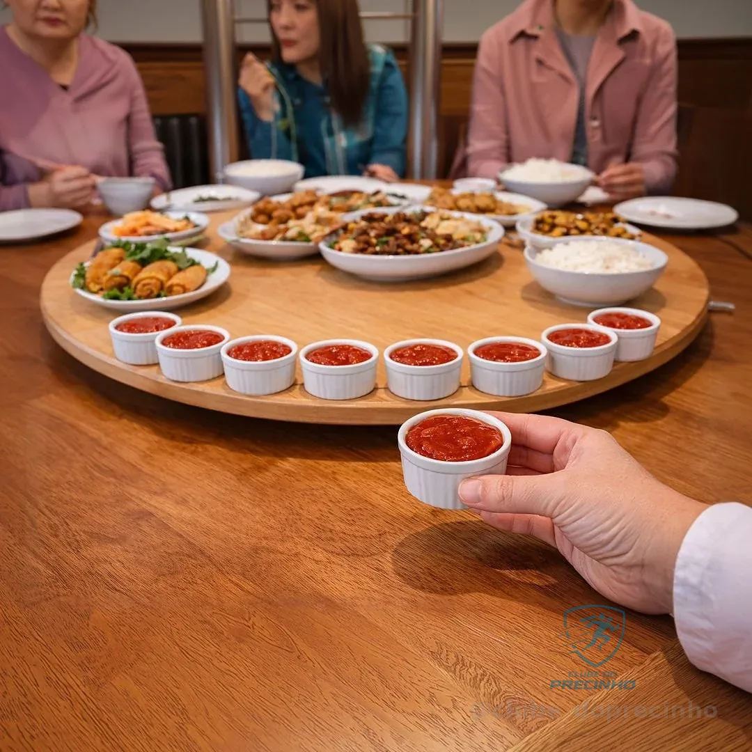 Kit Com 24 Ramekin Porcelana Branca 40ml Hotel Restaurante Cor Branco Canelado