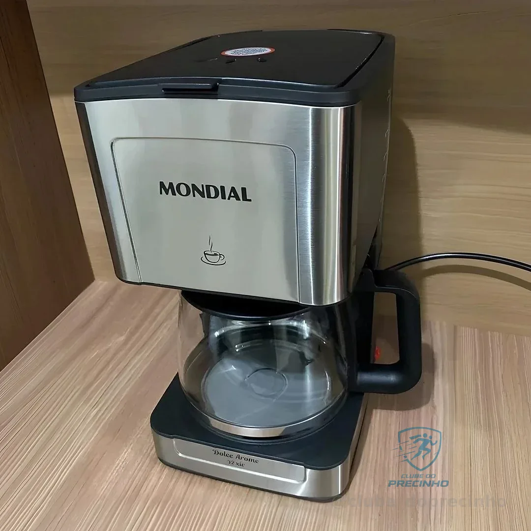 MONDIAL Cafeteira Elétrica Dolce Arome, 110V, 550W, Preto/Inox - C-43-20X-SI