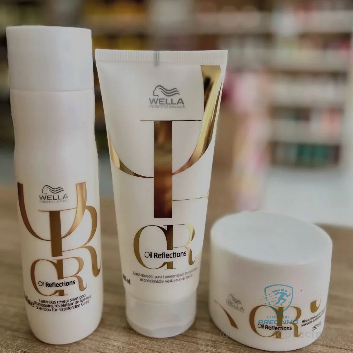 Wella Kit Oil Reflections Tratament Prof Trio (3 Produtos)