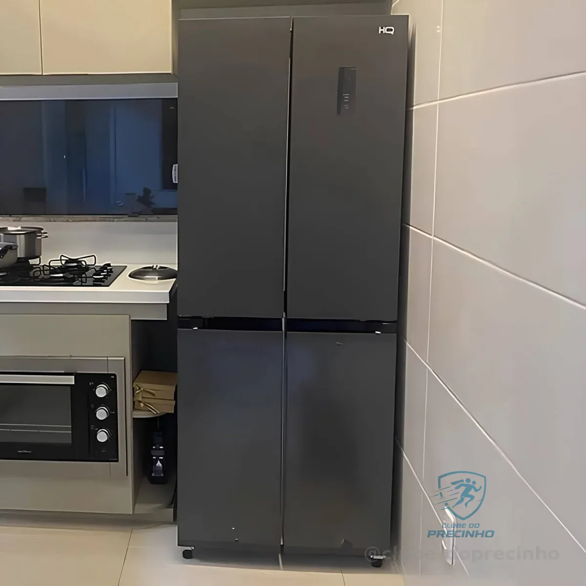 Geladeira Refrigerador HQ Frost Free Multidoor 426 Litros Prata HQ-426MDFF (220V)