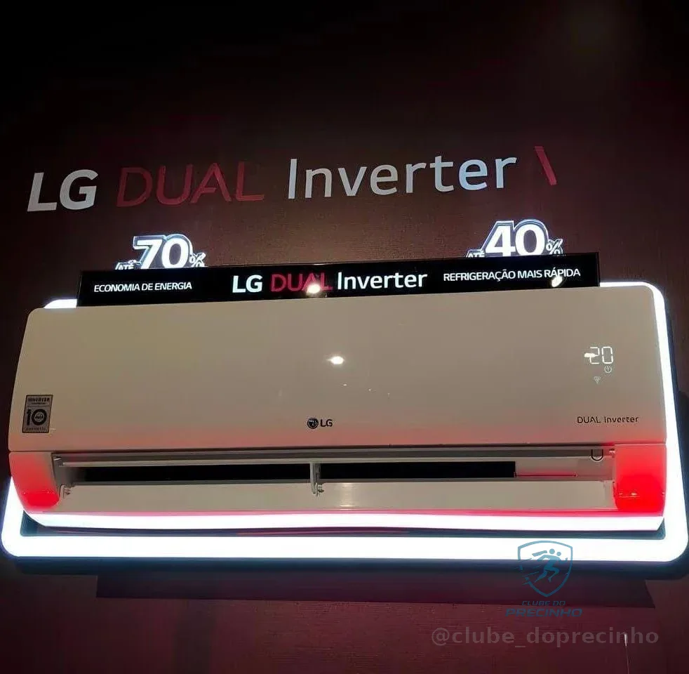 LG Ar Condicionado Split LG Dual Inverter AI Voice 9000 BTU/h Frio S3-Q09AA31F - 220 Volts