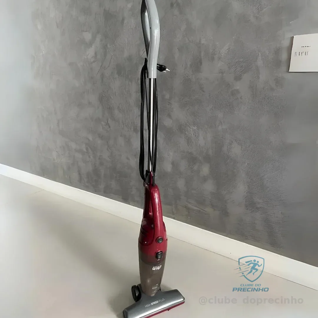 Aspirador De Pó Vertical E Portátil Wap High Speed Plus 1350w 3 Em 1 Cinza/vermelho 127v