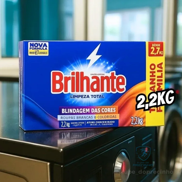 Sabão em Pó Concentrado Brilhante Lava Roupas