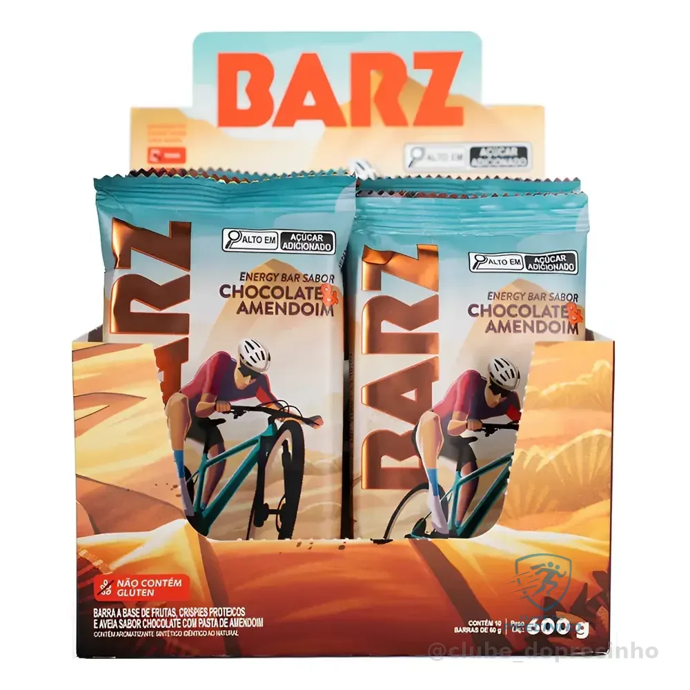 Energy Bar Z2 Chocolate Com Amendoim 10 Barras Chocolate Com Amendoim