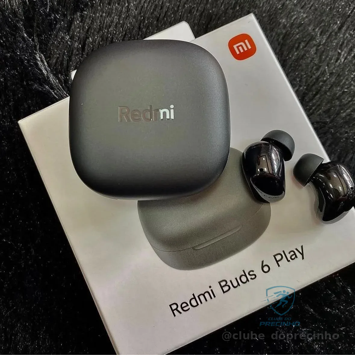Fone De Ouvido Sem Fio Xiaomi Redmi Buds 6 Play Bluetooth5.4 Preto