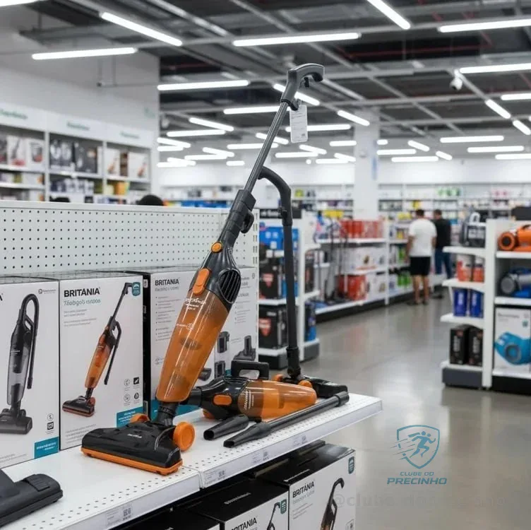 Aspirador De Po Bas1010p Preto E Laranja 127v