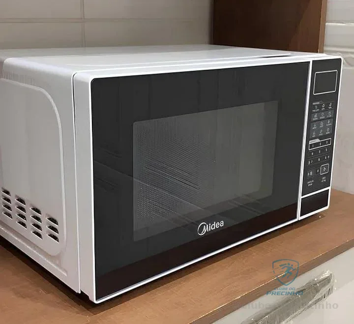 Micro-ondas 27L Branco e Preto Midea LED 127V MXSA27P1