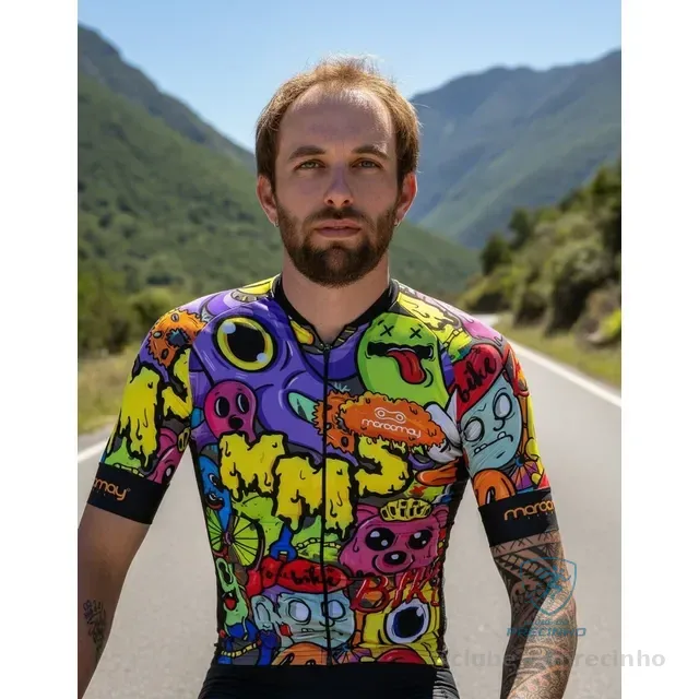 Camisa Ciclismo Jersey Masculina Sport Marcio May Monstros