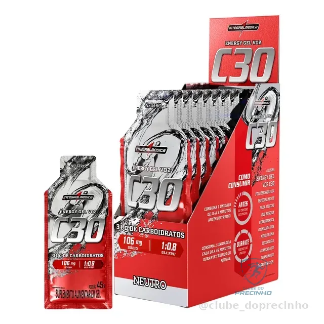 Carbo Gel Vo2 Integralmedica (10 Sachês Gel) C30 Original