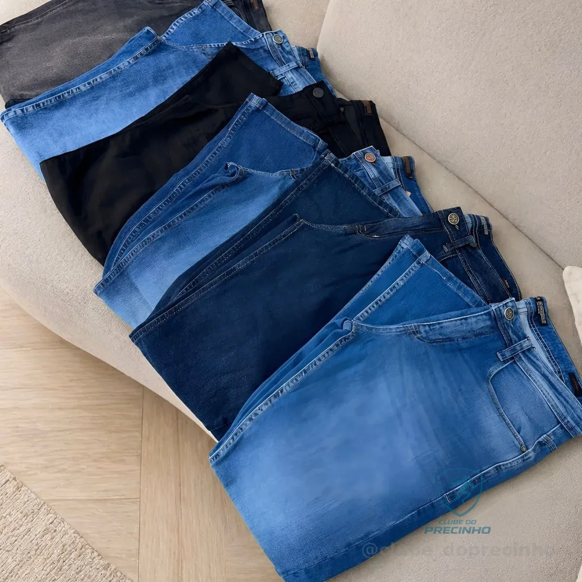 Kit 3 Calças Jeans Masculina Premium Skinny Tradicional Nf