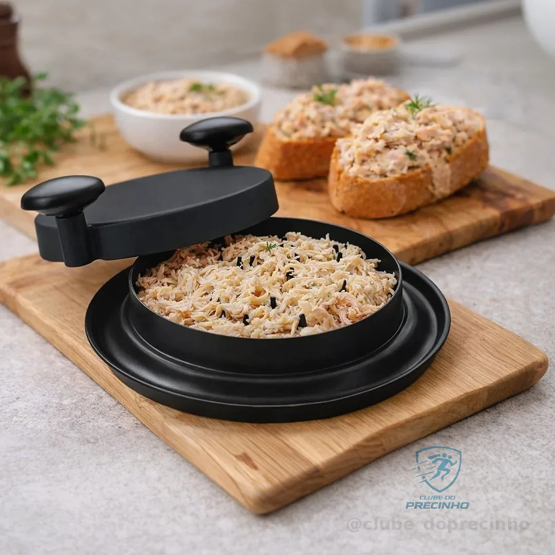 Desfiador Triturador Manual De Alimentos Carne Frango Agora! Cor Preto
