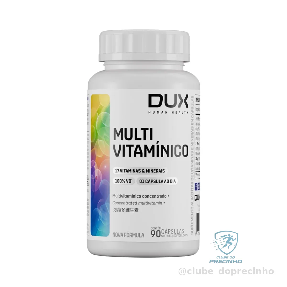 Dux Nutrition Multivitamínico - Pote 90 Cápsulas