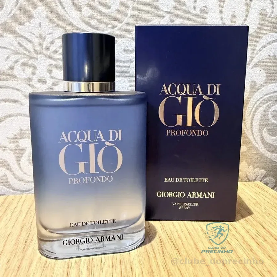 Armani Beauty Perfume Masculino Acqua Di Giò Profondo Eau De Toilette 100ml
