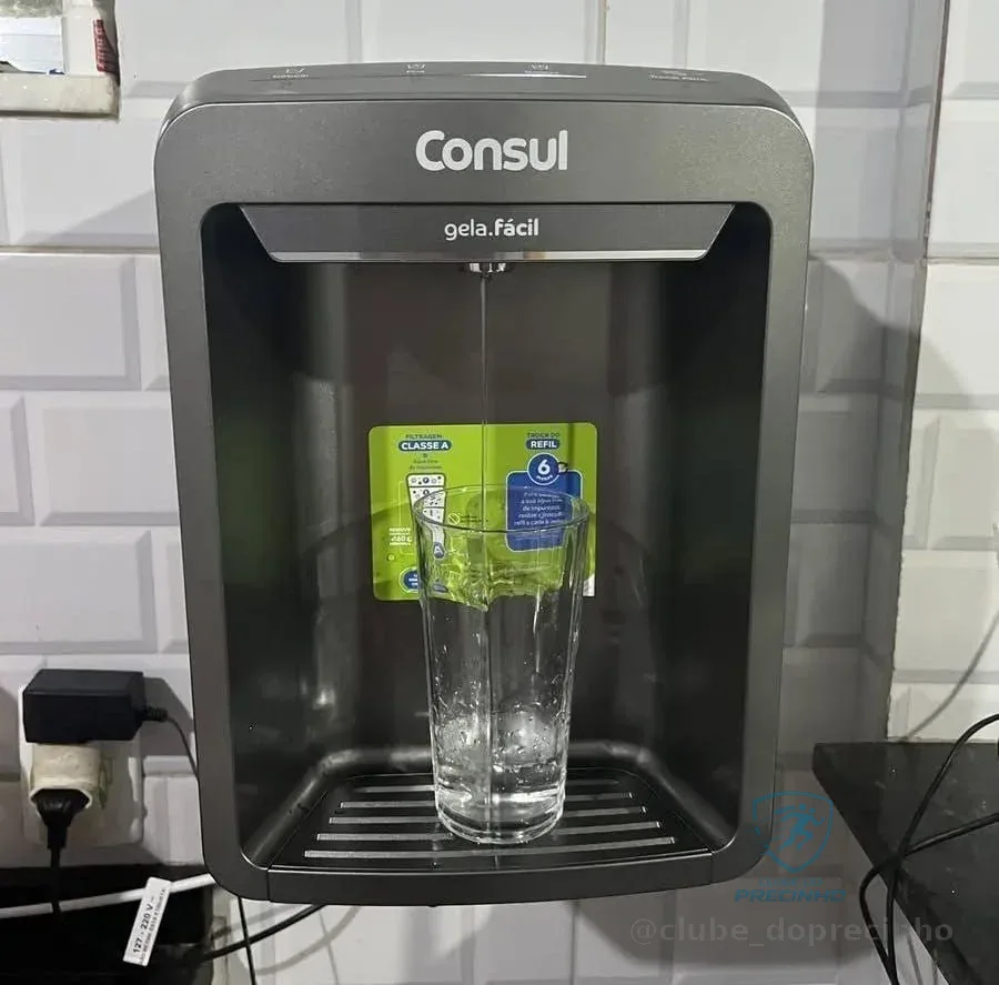 Purificador Consul Cpb33 Água Gelada E Natural Cor Cinza 127/220v