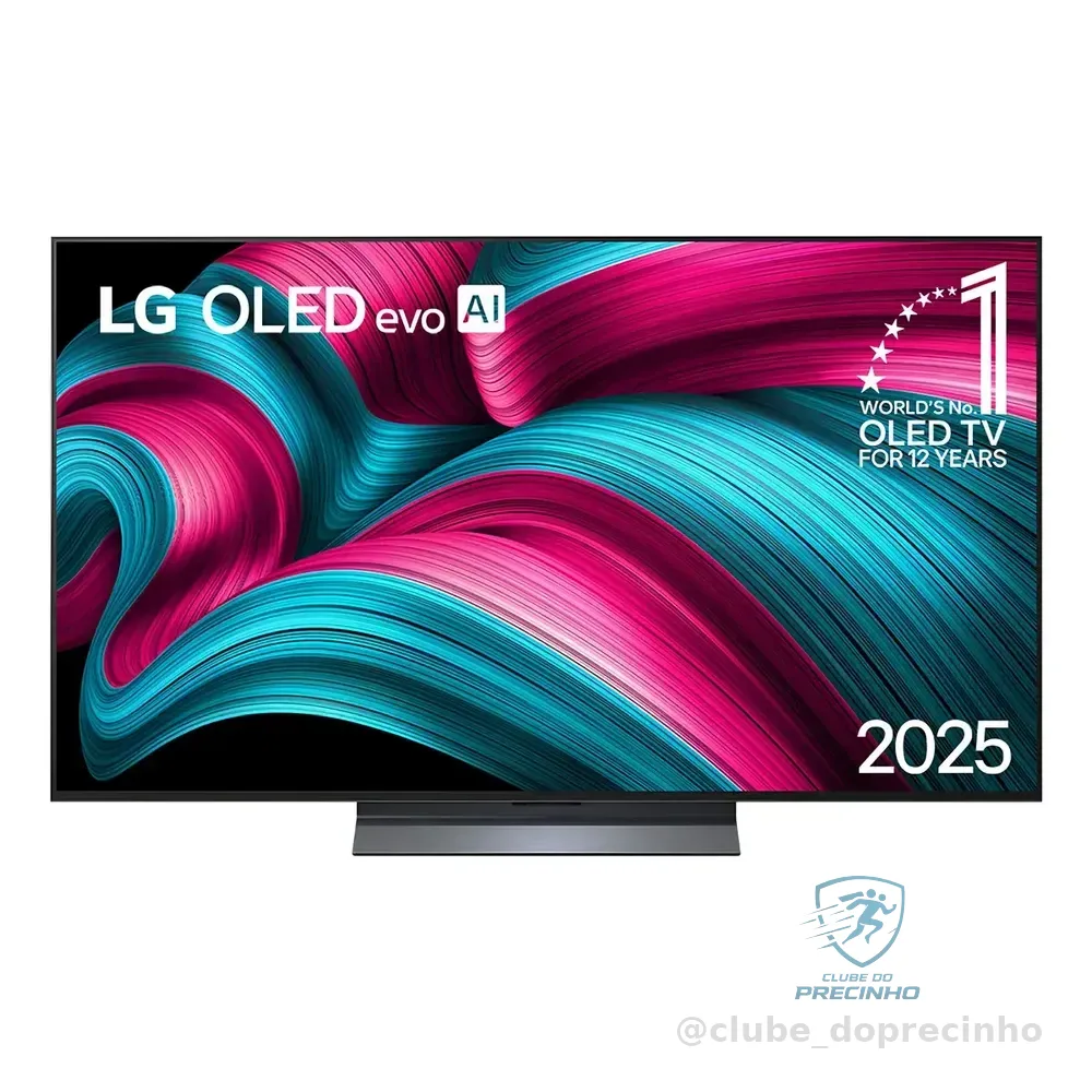 Smart Tv LG Oled Evo Ai C5 4k 55 Polegadas 2025 Processador 9 Ai Ger 8 Webos 25 Intensificador De Brilho