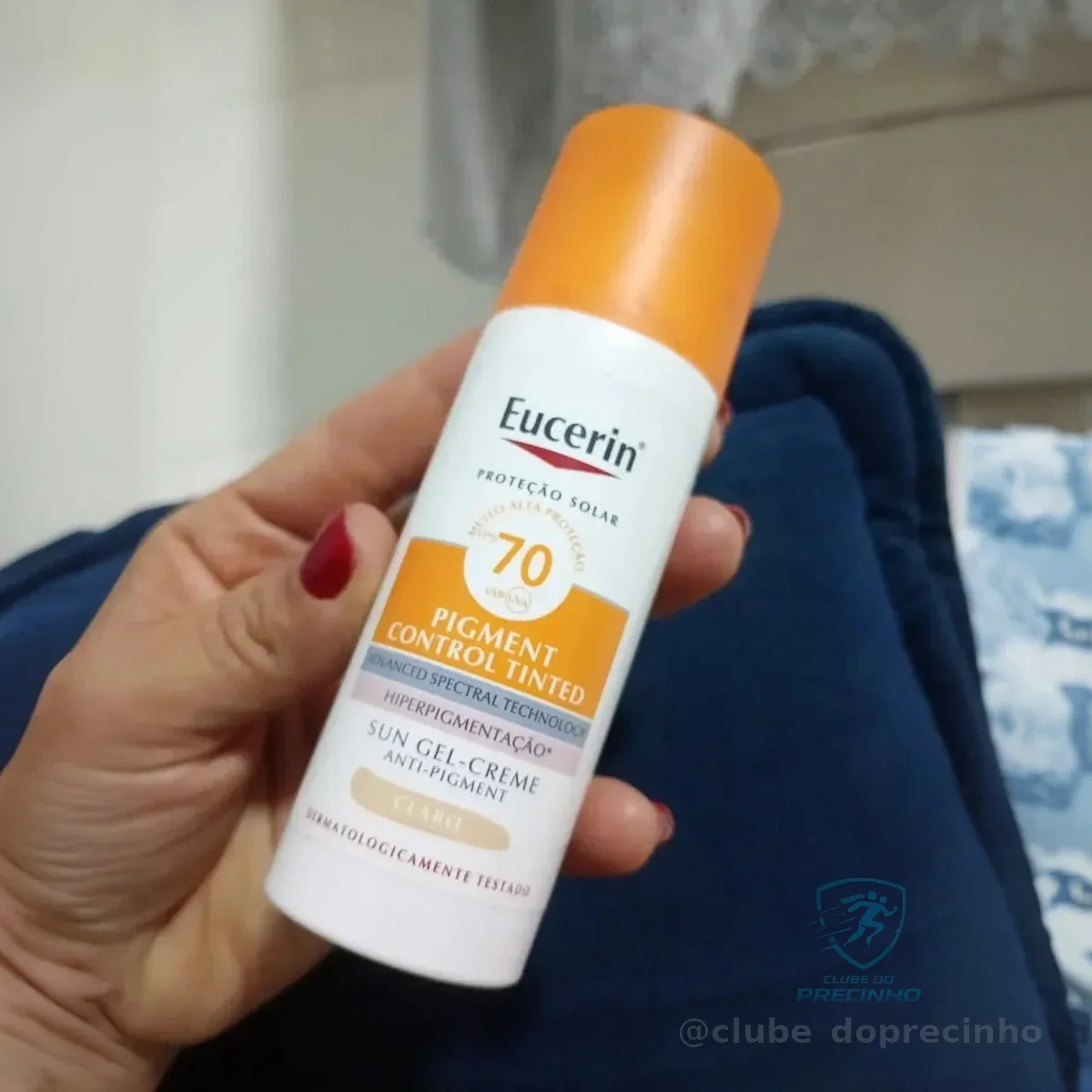 EUCERIN É QUALIDADE, fator de proteção 70 😉