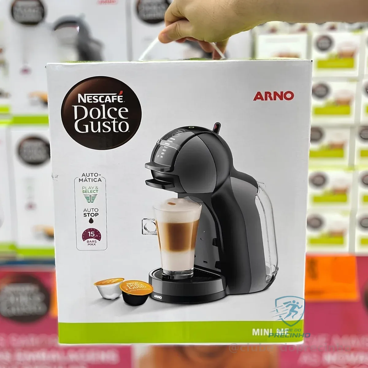 Cafeteira Nescafé Dolce Gusto Arno Mini Me Preta Preto 220v