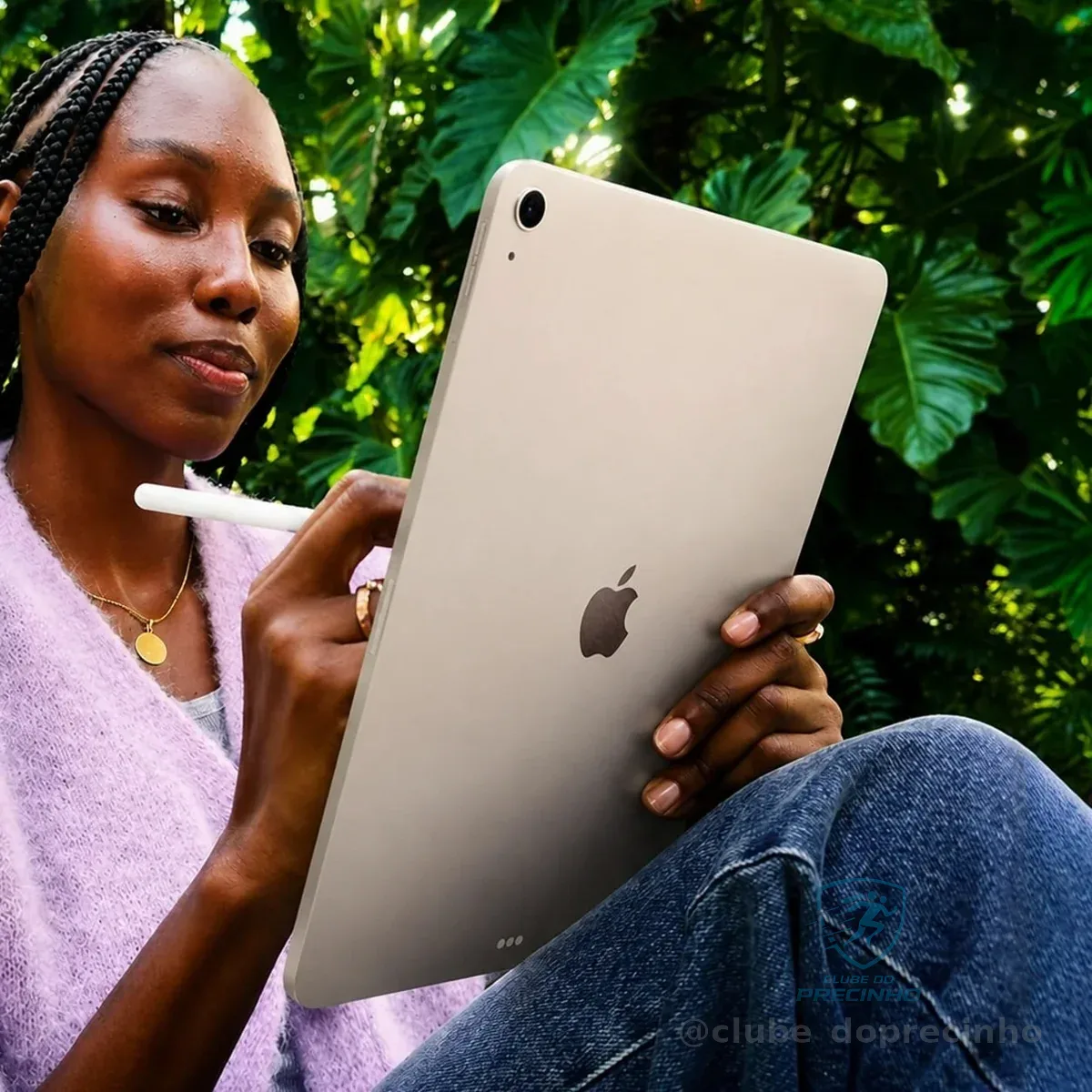 Apple 2025 iPad Air de 13 polegadas (Wi-Fi, 128 GB) - Luz das estrelas (M3)