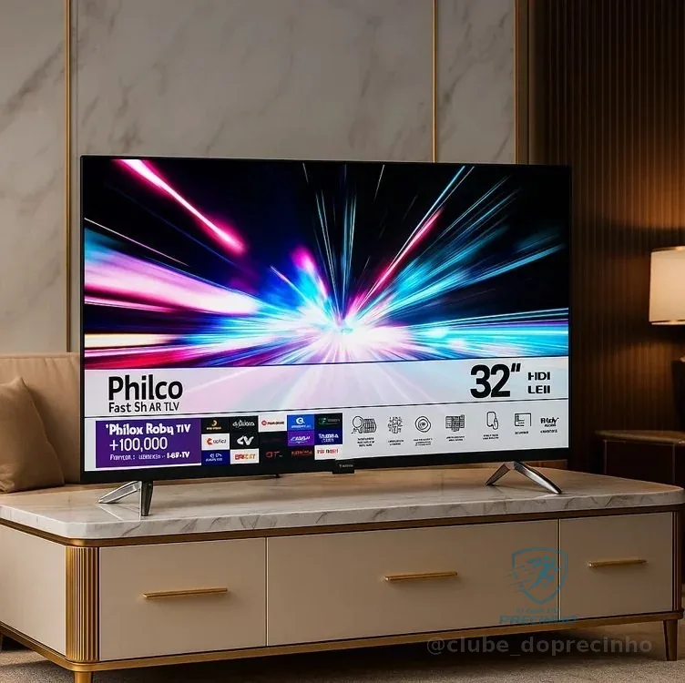 Smart Tv 32 Philco Led Roku Tv Hd