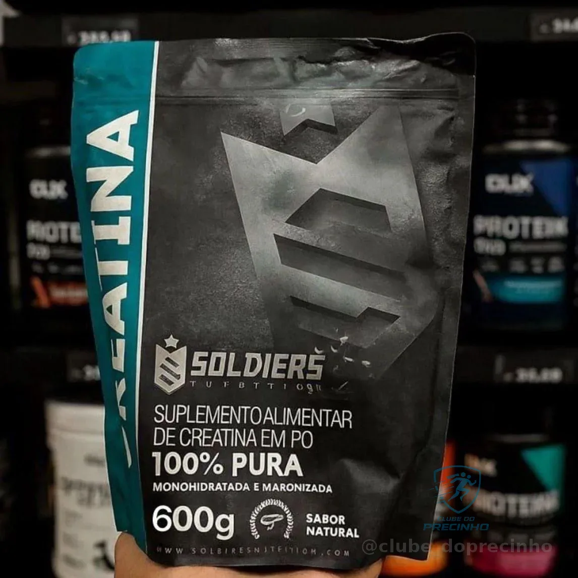 PREÇÃO NA CREATINA 600g SOLDIERS
