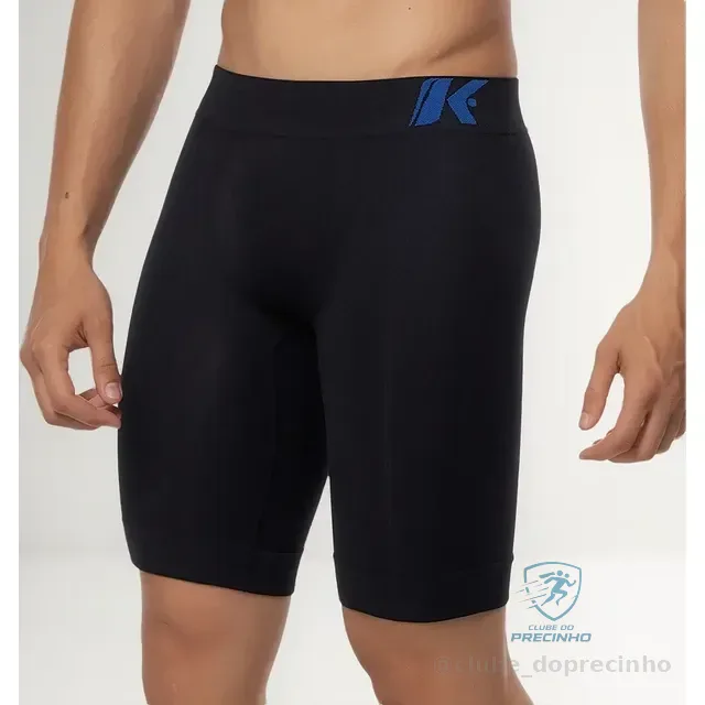 Bermuda Térmica Esportiva Corrida Masculina Sem Costura