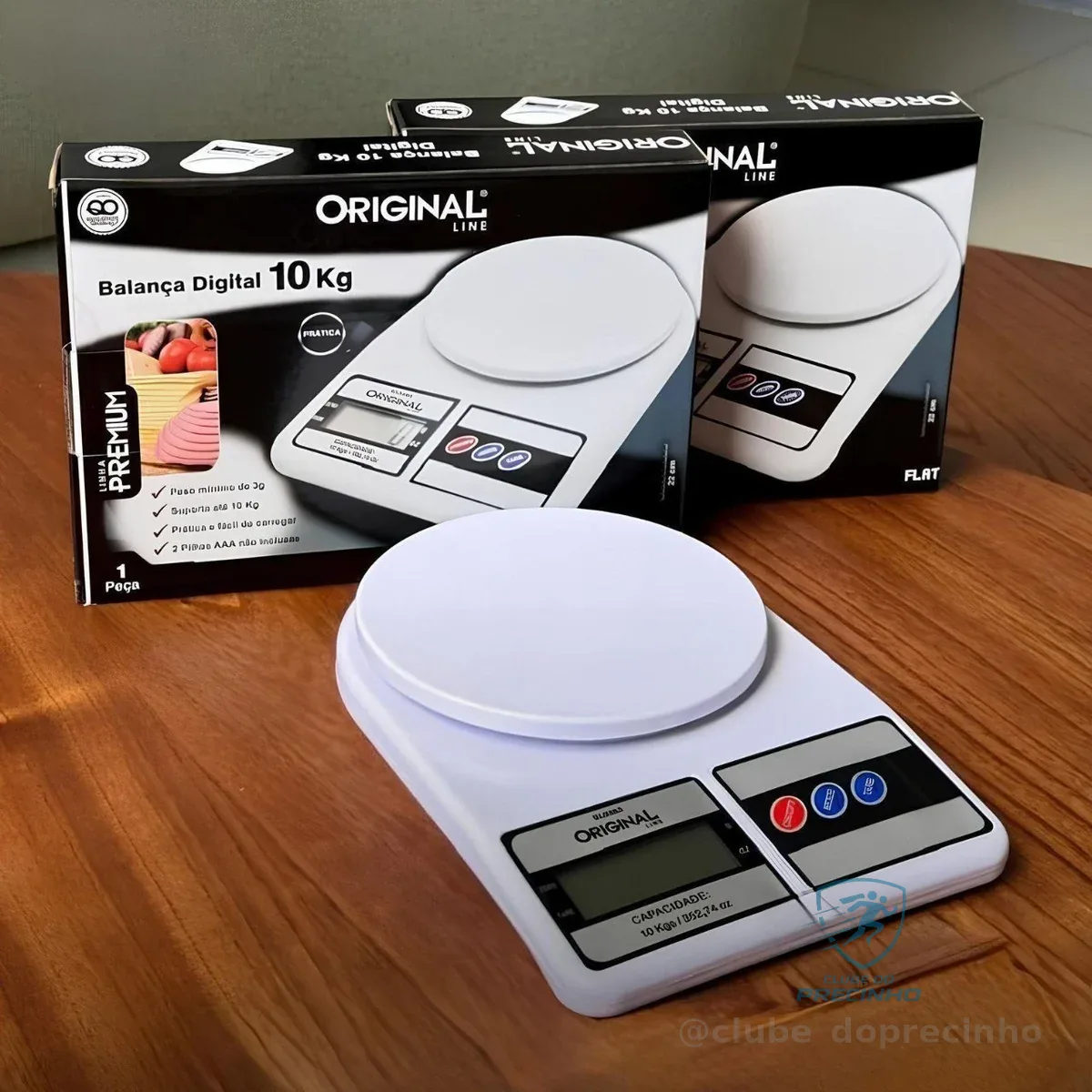 Balança Digital De Precisão 10kg Davely Cook Cozinha Para Uso Domestico E Profissional Fitness Ideal Para Dietas Treinos Alimentos Confeitaria Nutrição Branco 10 Kg