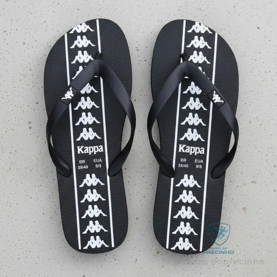 Chinelo Kappa Beach Adulto Unissex Em Borracha