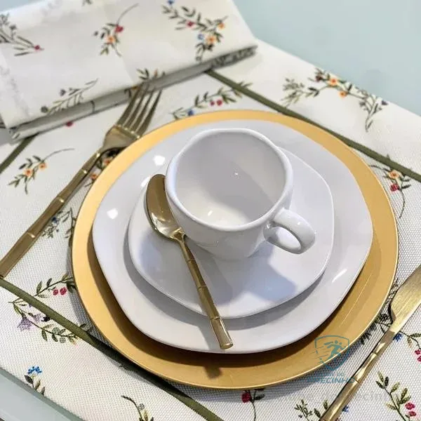 Jogo De Jantar Branco Ryo White 20 Peças Oxford Porcelanas Liso