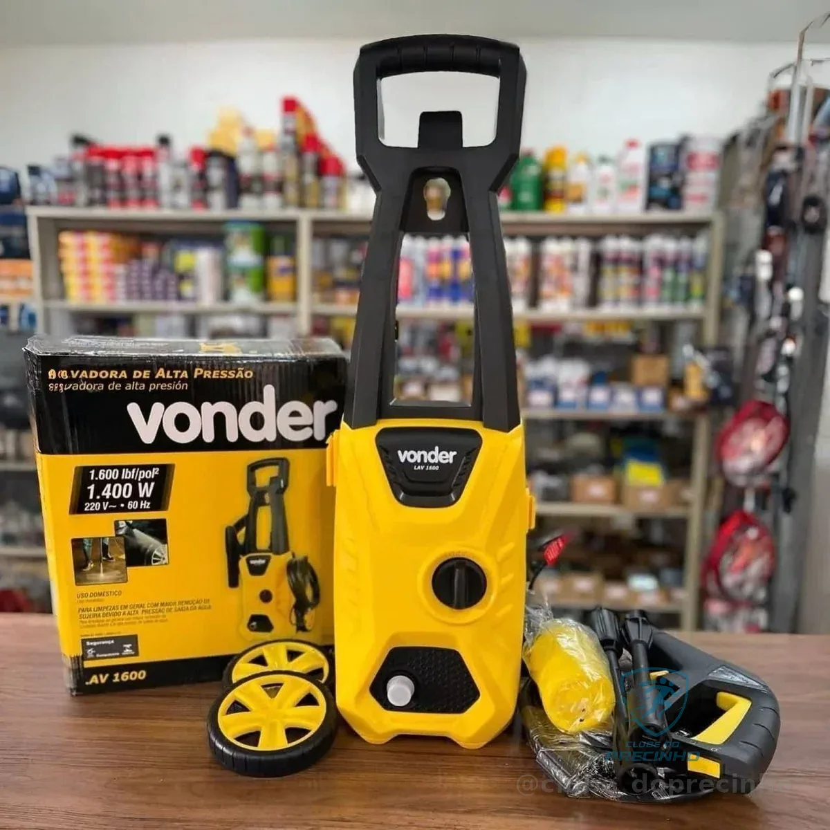 Lavadora De Alta Pressão Economica Potente 1400w Vonder