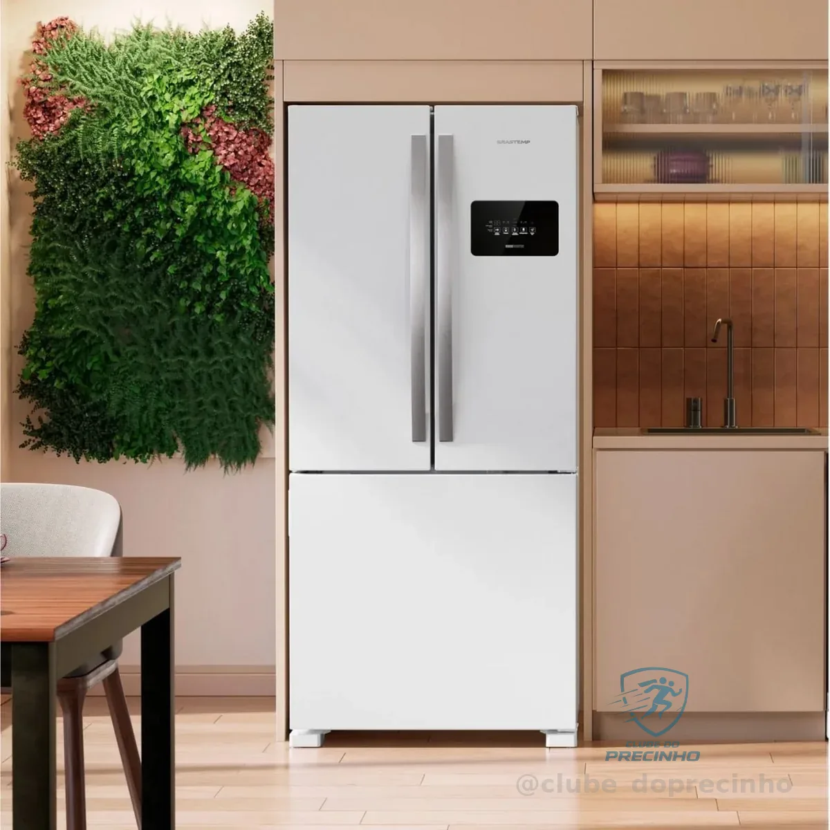 Geladeira Frost Free French Door 3 Portas Branca Brastemp - BRO85MB 220V