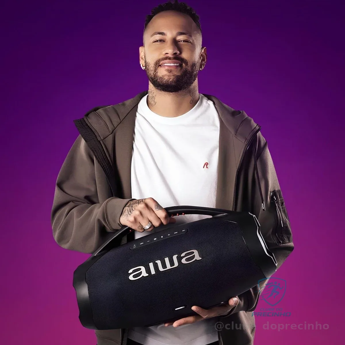 Caixa de Som Bluetooth Aiwa Boombox BS-01B 200W IP66