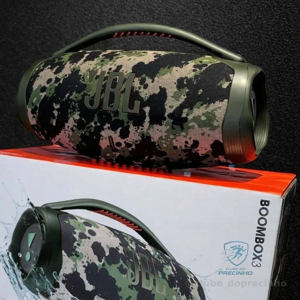 Jbl Boombox 3 Bluetooth Squad (jblboombox3squadbr) 127/220v