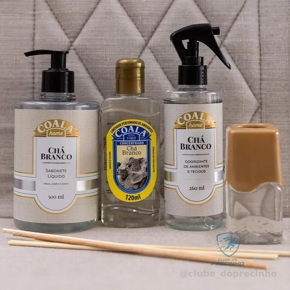kit Coala Home Chá Branco