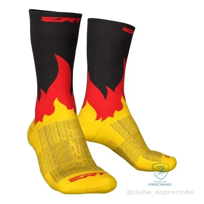 Meia Ert Ciclismo Ciclista Bike Corrida Respirável Academia On Fire