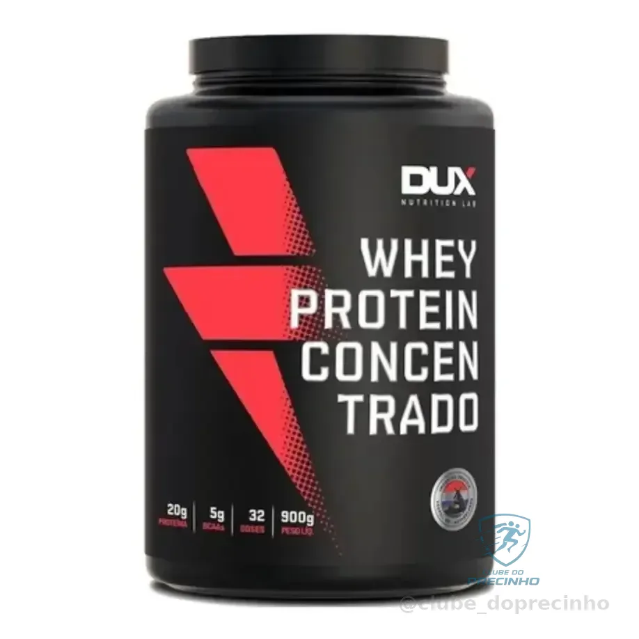 Dux Human Health Whey Protein Concentrado Pote 900g Sem Sabor